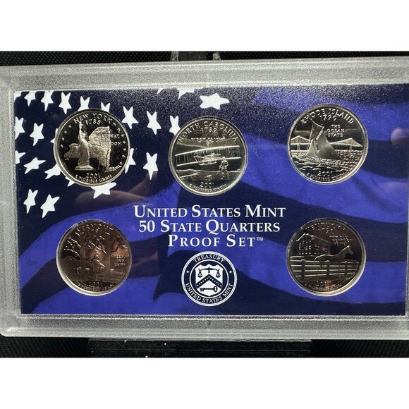 2001 United States Mint Proof Coin Set - Picture 5 of 8